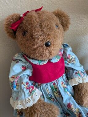 Collectible Vintage 1997 Teddy Bear With Original Brass Tag